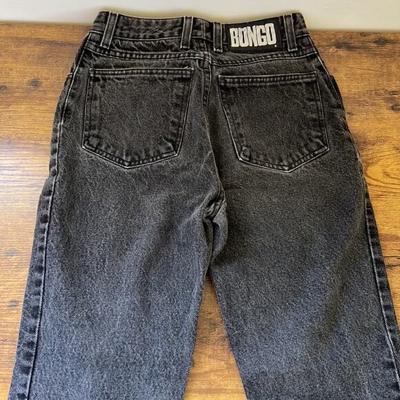 Vintage 90's BONGO "Original Slim Double Black" High Rise Cotton Mom-Jeans - Picture 11 of 13